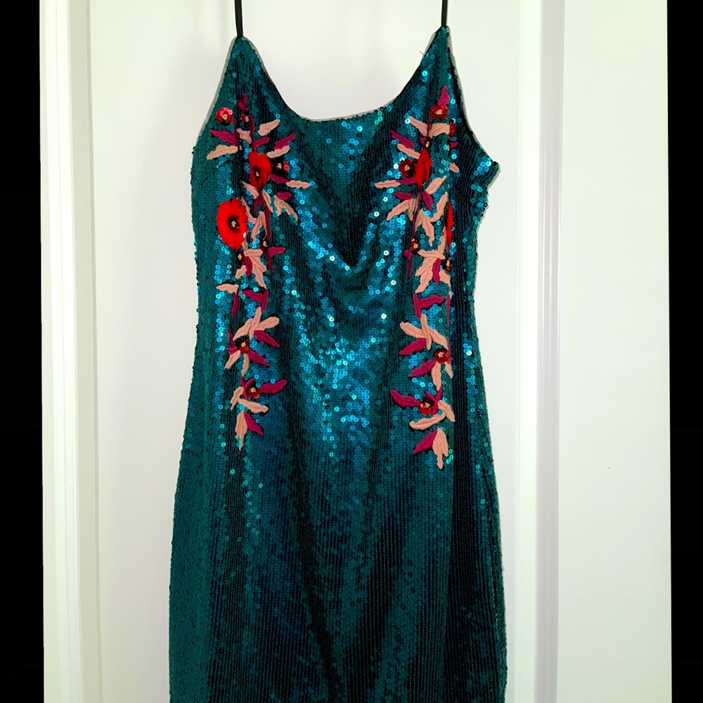 SEQUIN MULTI COLOR XL DRESS